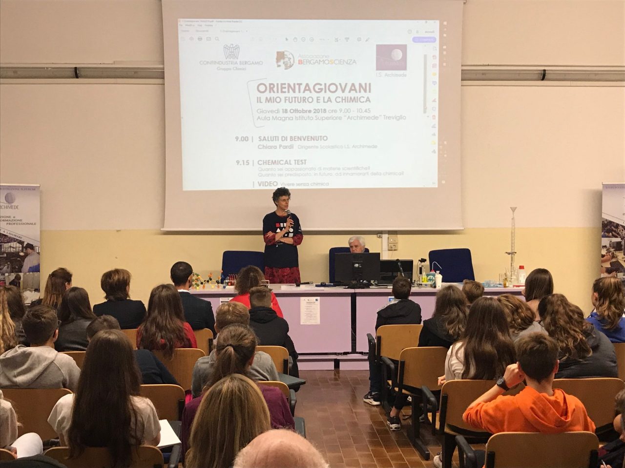 BergamoScienza: chimica all’Archimede per l’Orientagiovani FOTO