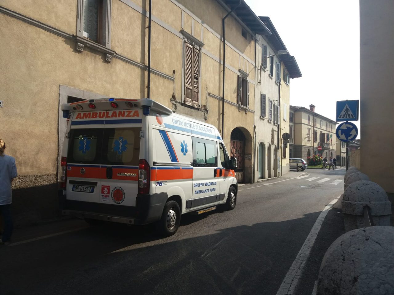 Malore in bici, anziano soccorso a Palosco