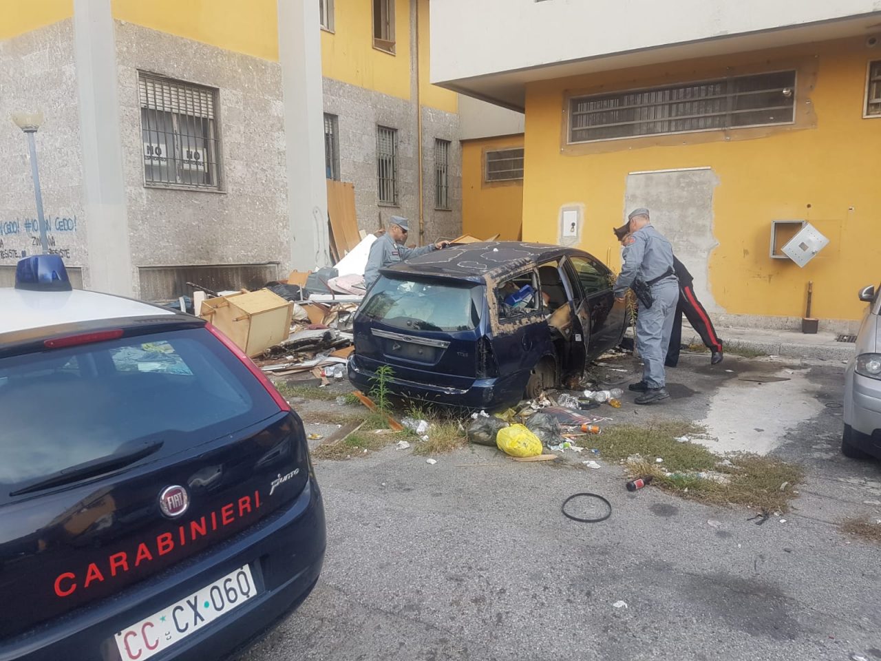 Autofficine abusive a Zingonia (Ciserano)