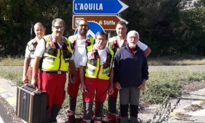 I sommozzatori di Treviglio a Popoli per cercare una persona scomparsa