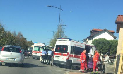 Incidente tra auto e furgone a Treviglio
