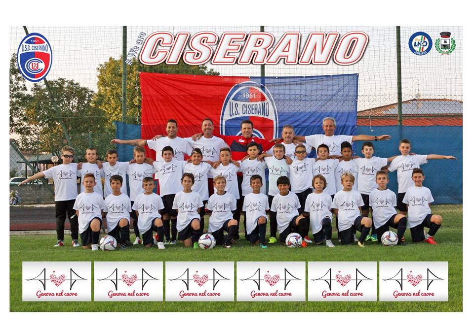 I pulcini del Ciserano con Genova nel Cuore