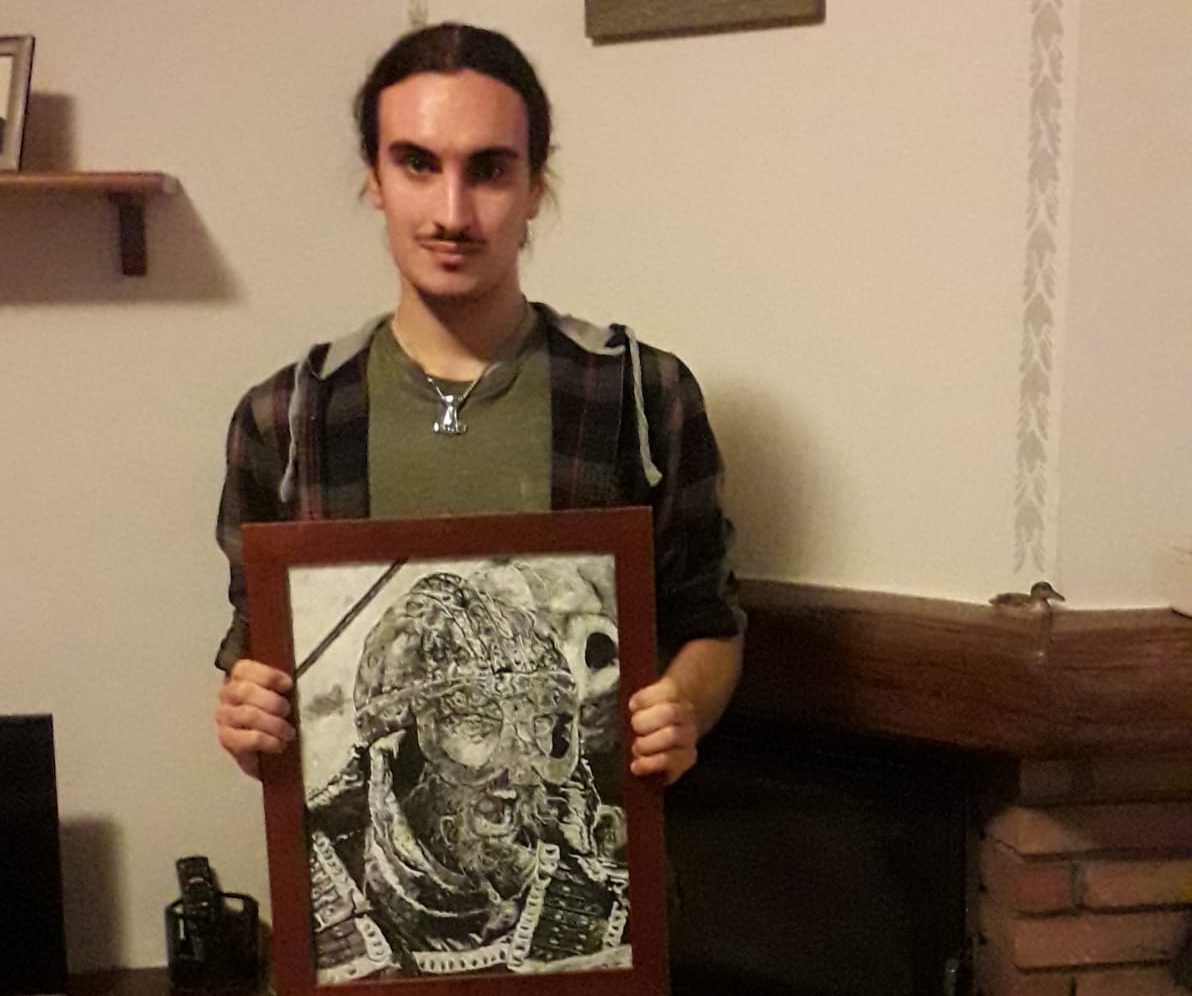 Mattia Vanelli, il ritrattista dei Vichinghi FOTO