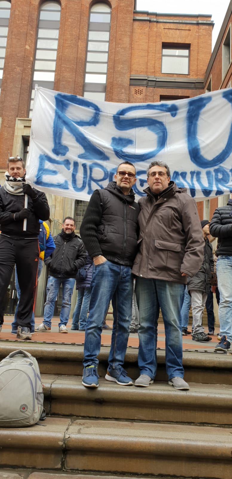 Eurogravure protesta lavoratori alla Camera del Lavoro