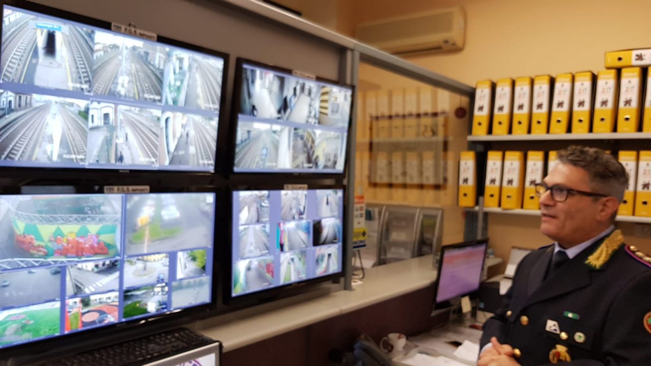 La stazione è sicura con il nuovo impianto di videosorveglianza