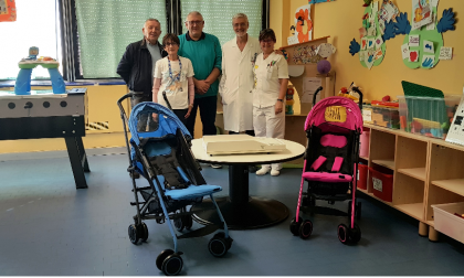 Nuove attrezzature donate dall'Abio Treviglio alla Pediatria