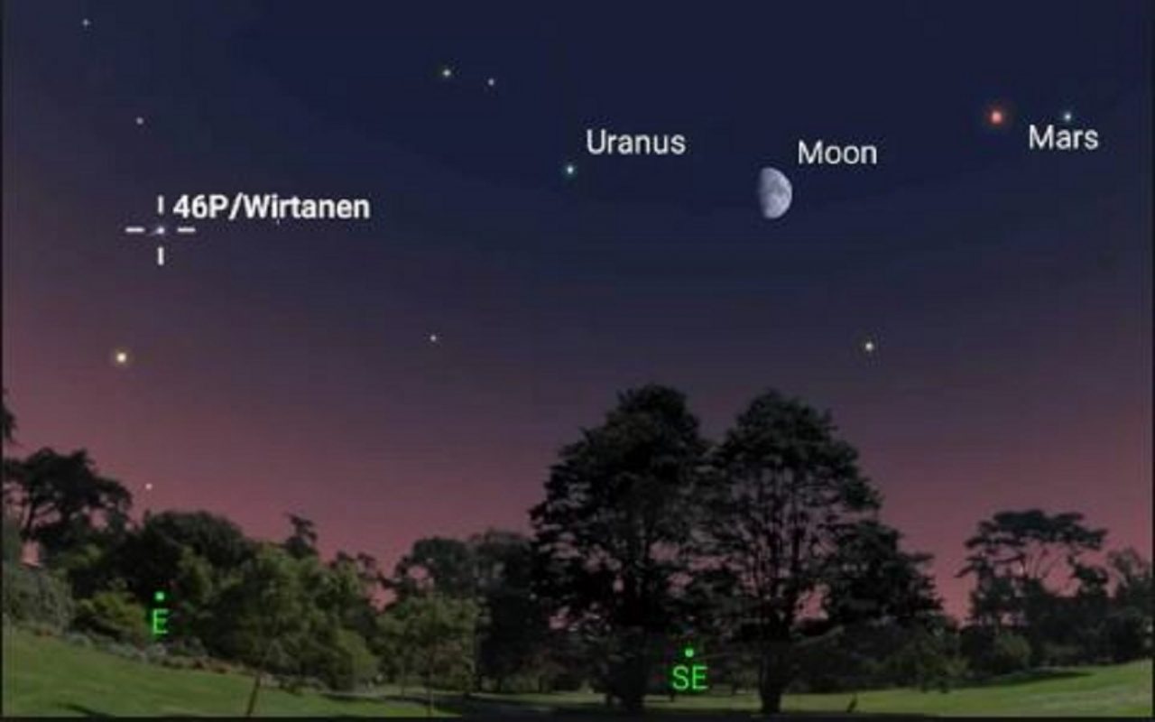 Cometa di Natale (dalla scia verde): arriva nei nostri cieli 46P/Wirtanen