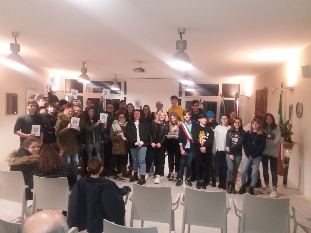 Battesimo civile nella Giornata della Memoria per diventare cittadini attivi FOTO