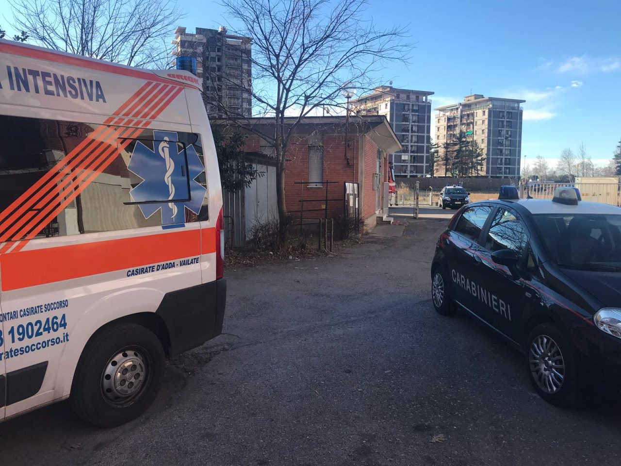 Incendio a Zingonia, un intossicato