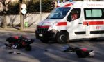 Scontro tra auto e moto in viale Piave FOTO