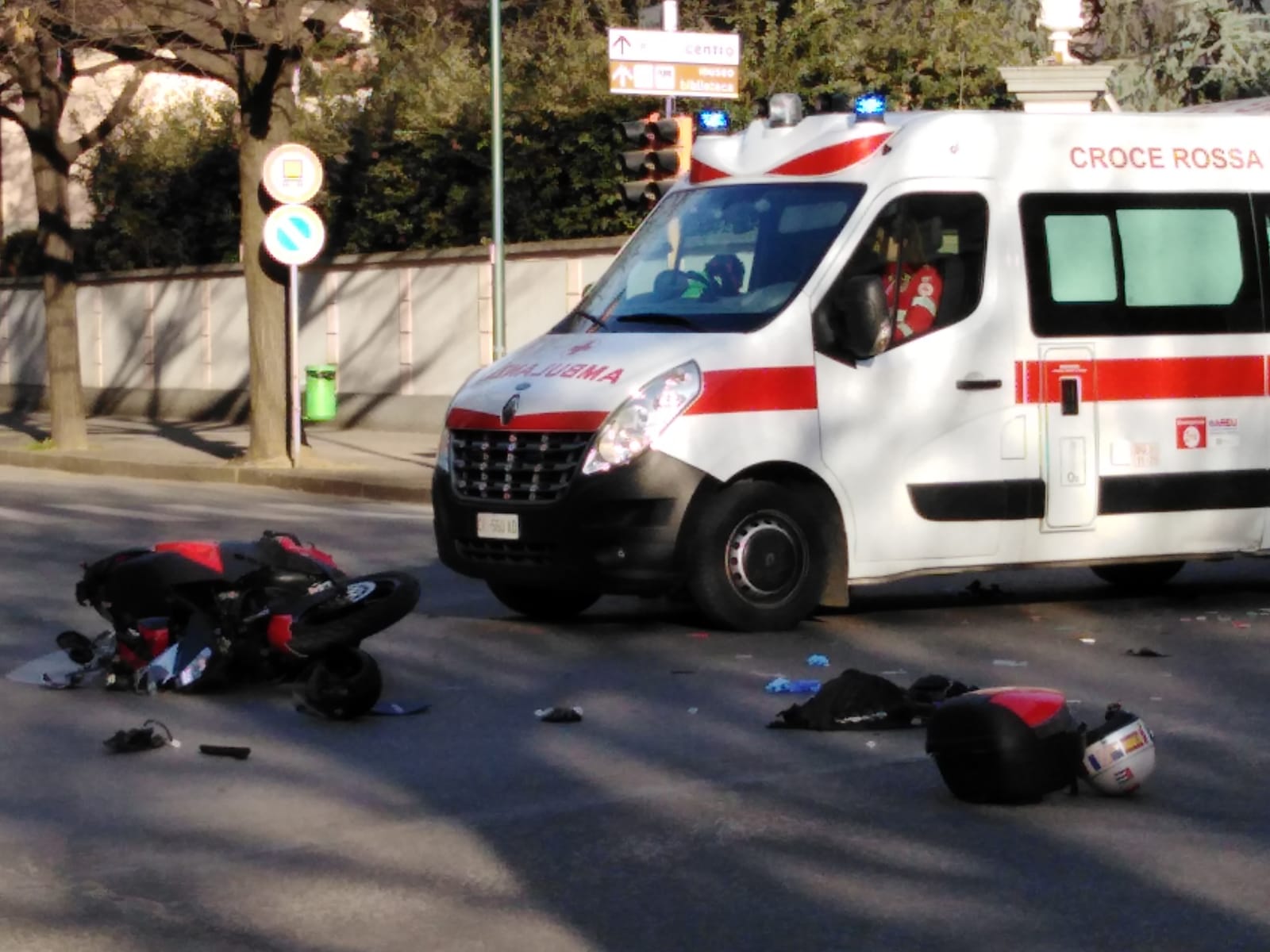 Incidente in viale Piave Treviglio