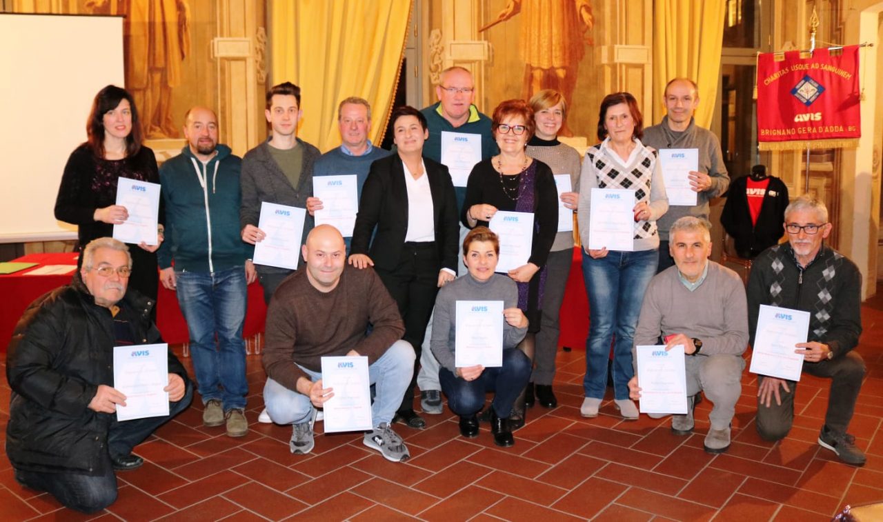 Premiati gli avisini brignanesi più generosi