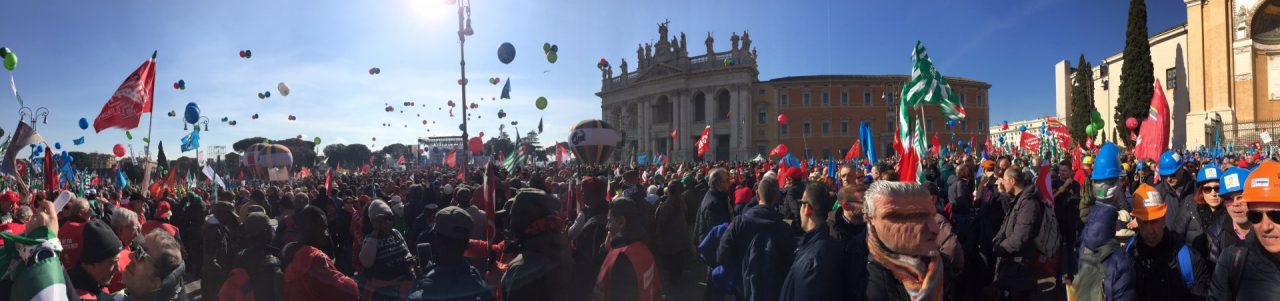 Manifestazione contro il governo a Roma, da Bergamo sono partiti in mille VIDEO