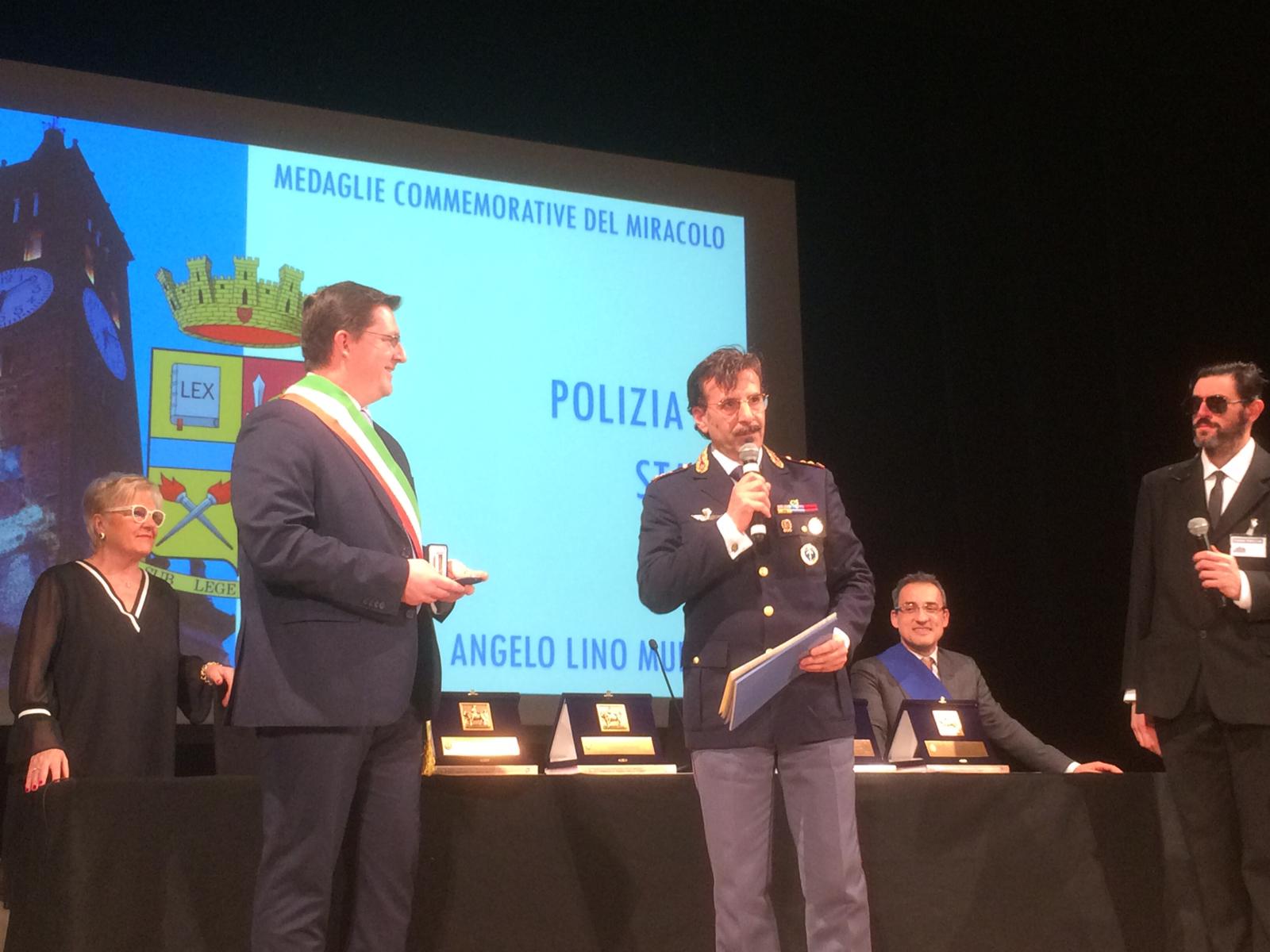 Madonna delle Lacrime 2019 medaglie commemorative Angelo Lino Murtas Polizia di Stato