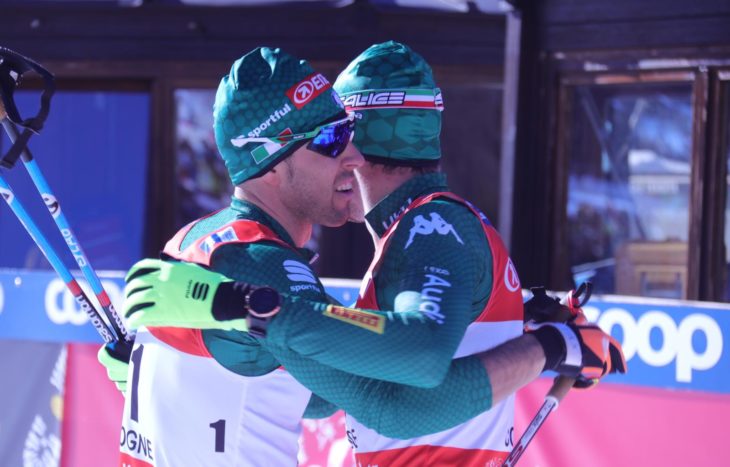 Coppa del Mondo: Federico Pellegrino è il re di Cogne, De Fabiani il vice