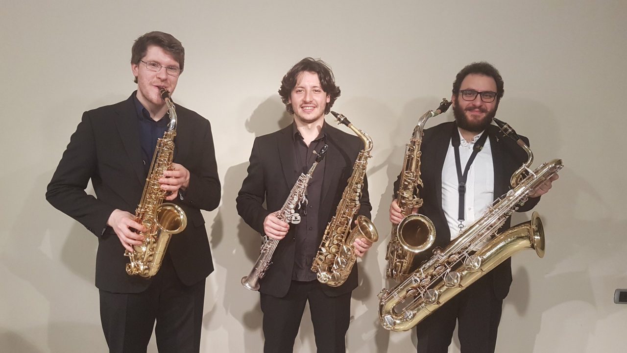 L’ultimo dei Pomeriggi musicali con il  Vagues Saxophone Trio