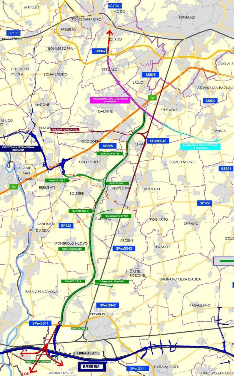 Autostrada Treviglio-Bergamo? A breve l’ok definitivo