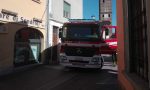 Incendio a Mozzanica, centro chiuso al traffico FOTO
