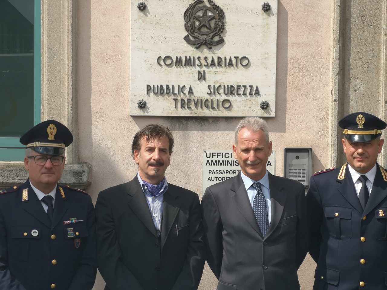 Questore di Bergamo in visita alle strutture della città di Treviglio FOTO