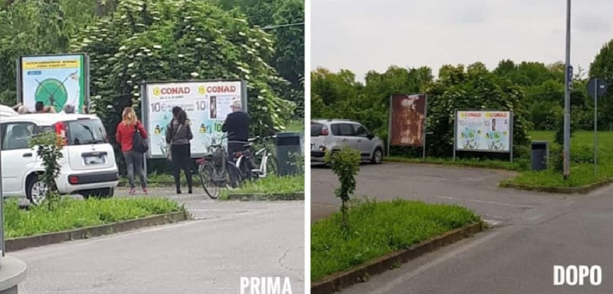 Ghilardi smentisce: “Nessuna affissione abusiva”