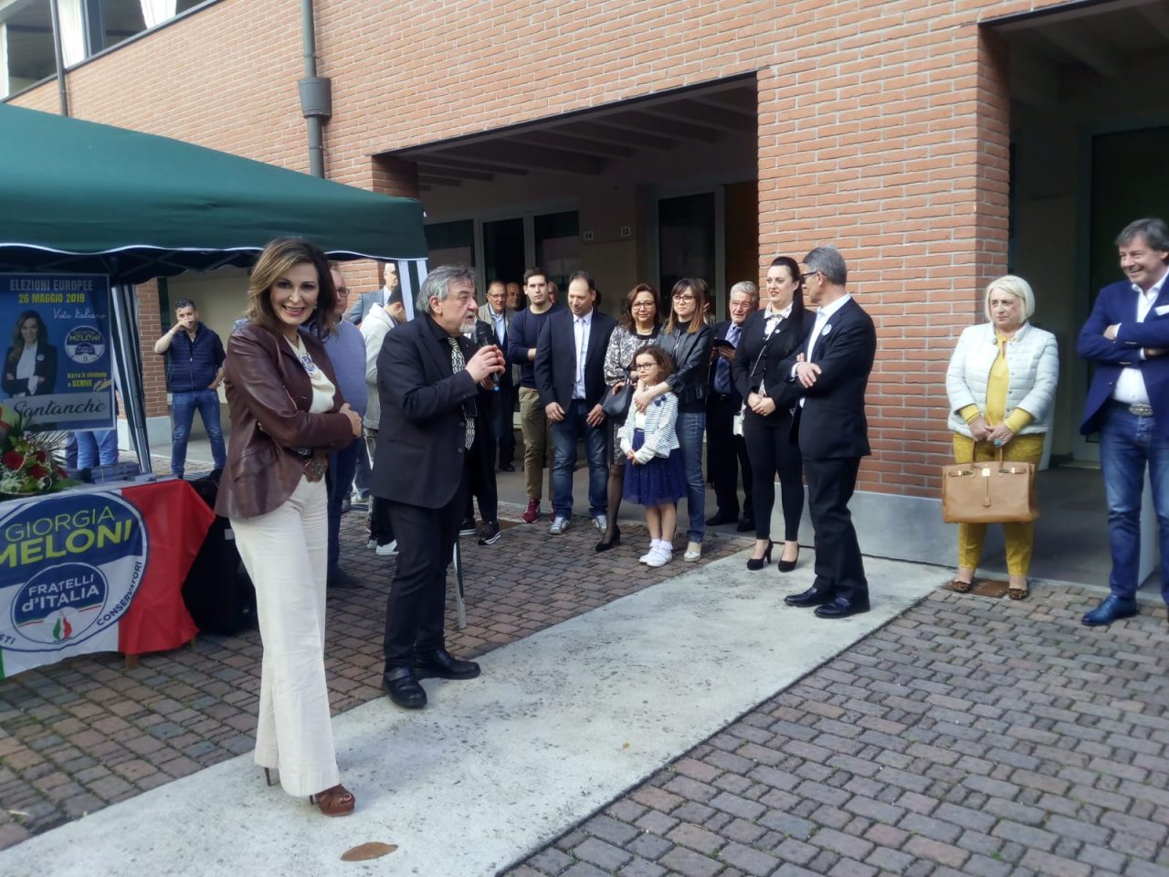 Daniela Santanchè a Soncino inaugura la nuova sede di Fratelli d’Italia FOTO