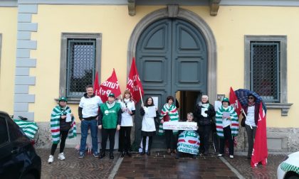 A Fara scatta lo sciopero dei dipendenti comunali VIDEO FOTO