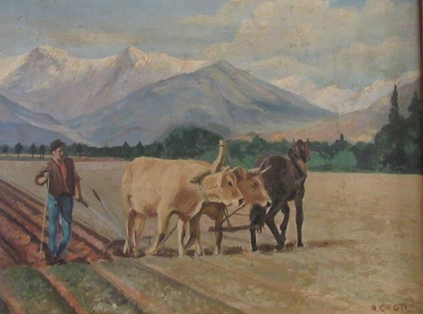 In mostra le opere del maestro Castelli: celebrata la Brignano che fu