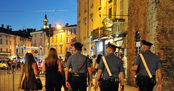 Presidio dei carabinieri contro gli eccessi del sabato sera