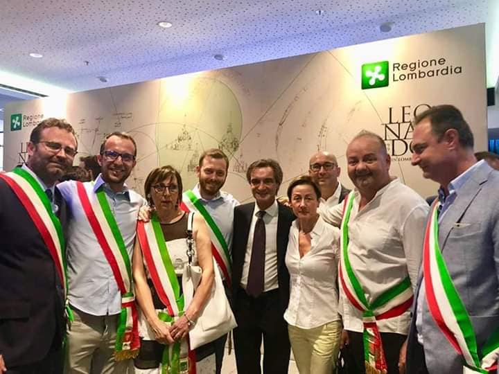 I sindaci della Bassa ospiti di Attilio Fontana