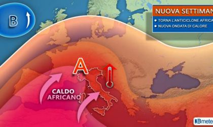 Rimonta l'anticiclone africano, picchi di temperature a 40°