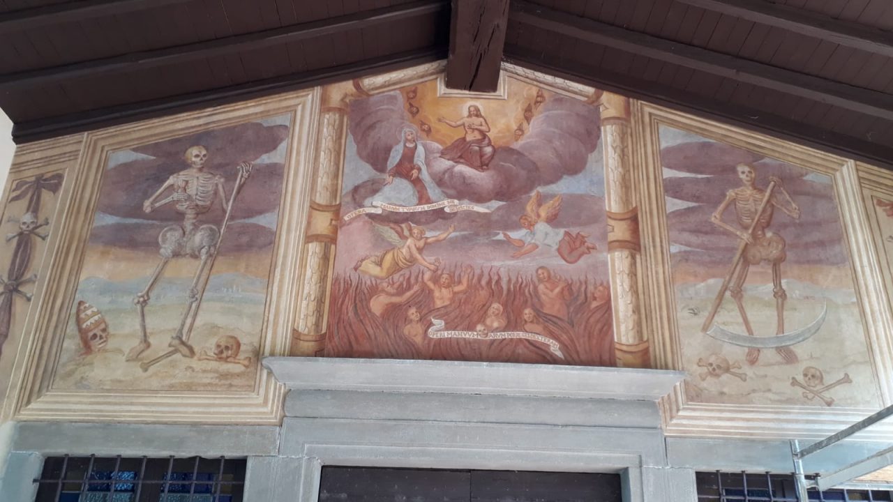 San Rocco fa squadra per salvare la sua rara “Danza macabra” FOTO