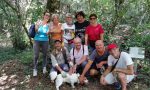 Volontari al lavoro per ripulire il Bosco del Castagno devastato dal maltempo FOTO