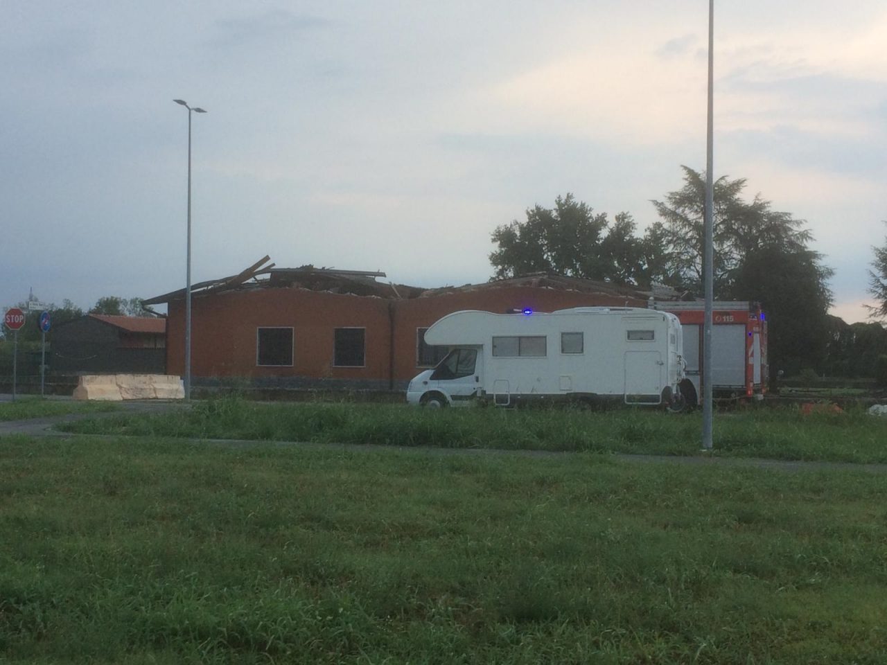 Caravaggio, due famiglie senza tetto