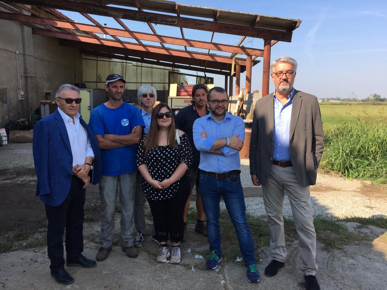 Rolfi e Gobbato a Sergnano in visita alle aziende agricole