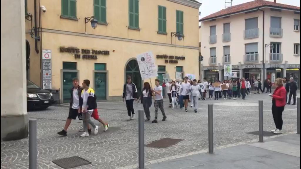 #Fridaysforfuture a Treviglio: in corteo sulle tracce di Greta VIDEO