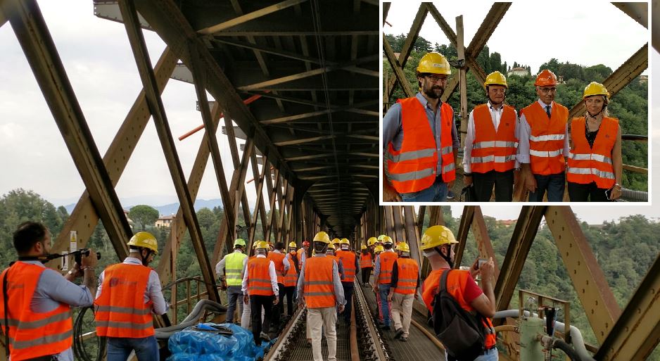 Ponte di Paderno, apertura ad auto e moto anticipata all’8 novembre FOTO E VIDEO
