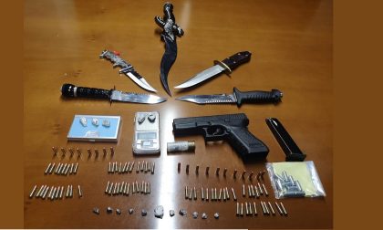 Treviglio, armi e droga nello zaino e casa di uno studente minorenne