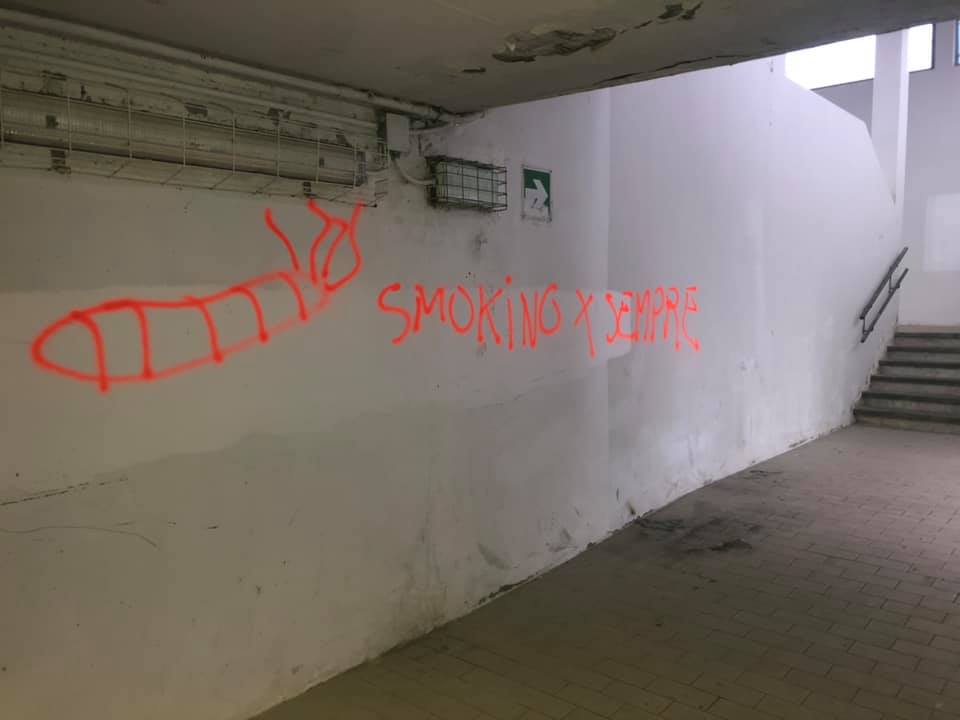 Vandalismi stazione Morengo-Bariano