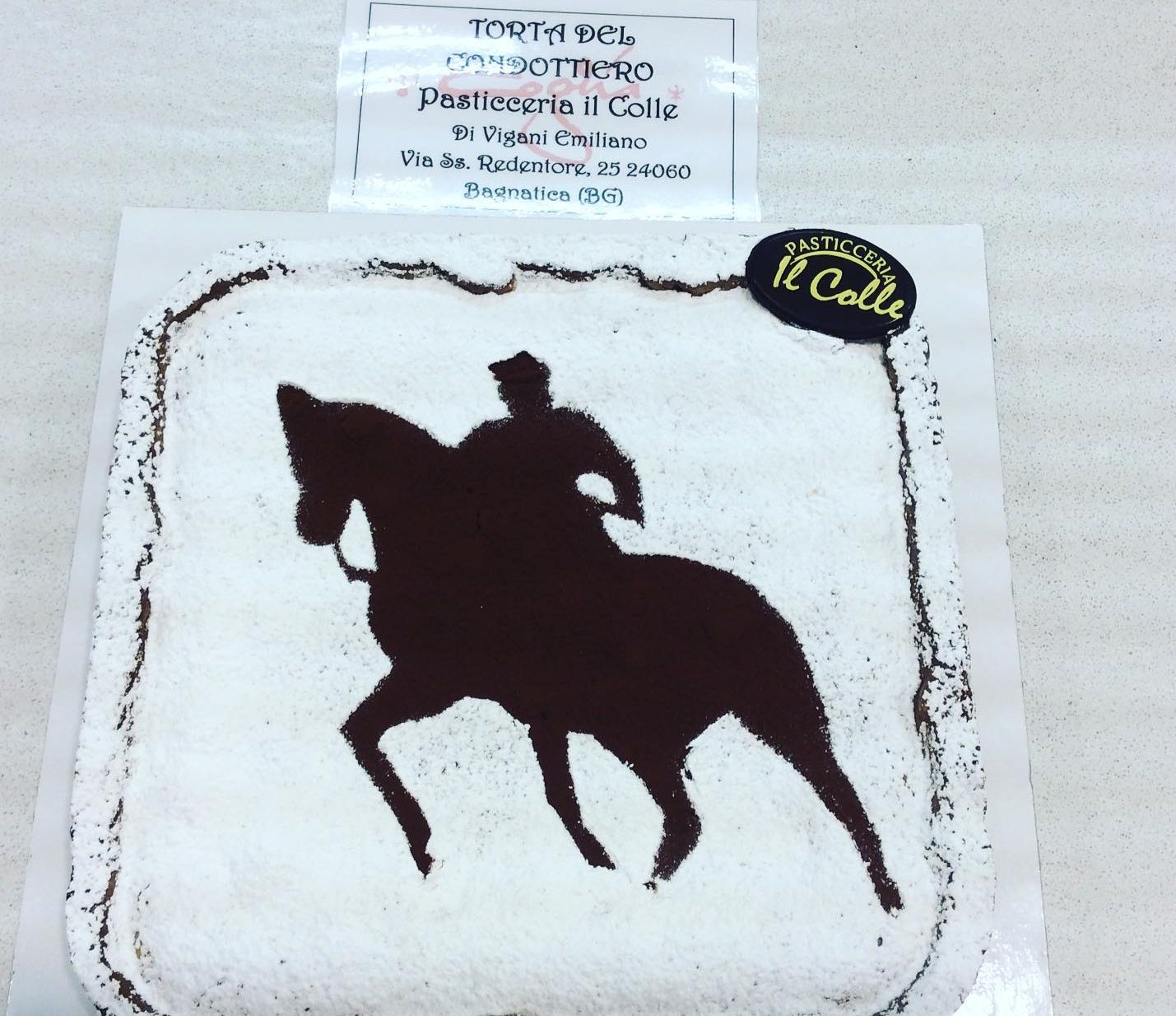 La torta del condottiero Colleoni
