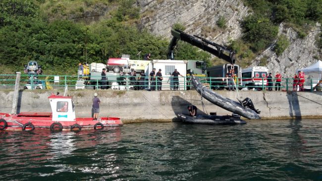 Fatte brillare le bombe del lago d’Iseo nella cava di Palosco