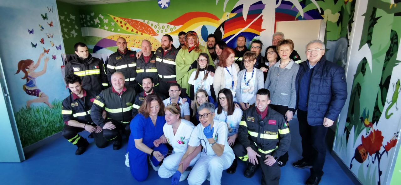 Treviglio, pompieri in ospedale per l’Epifania FOTO