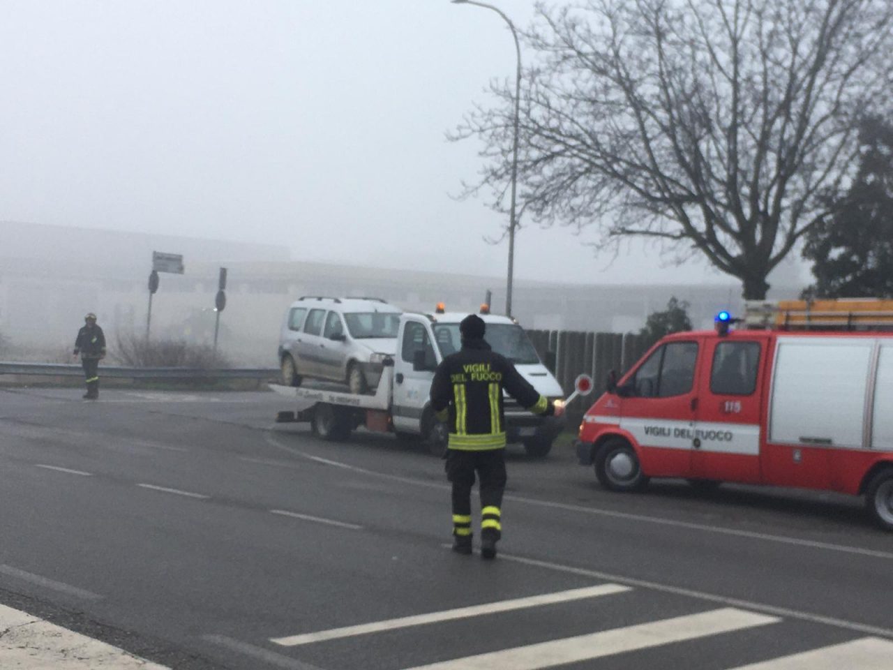 Incidente stradale a Caravaggio