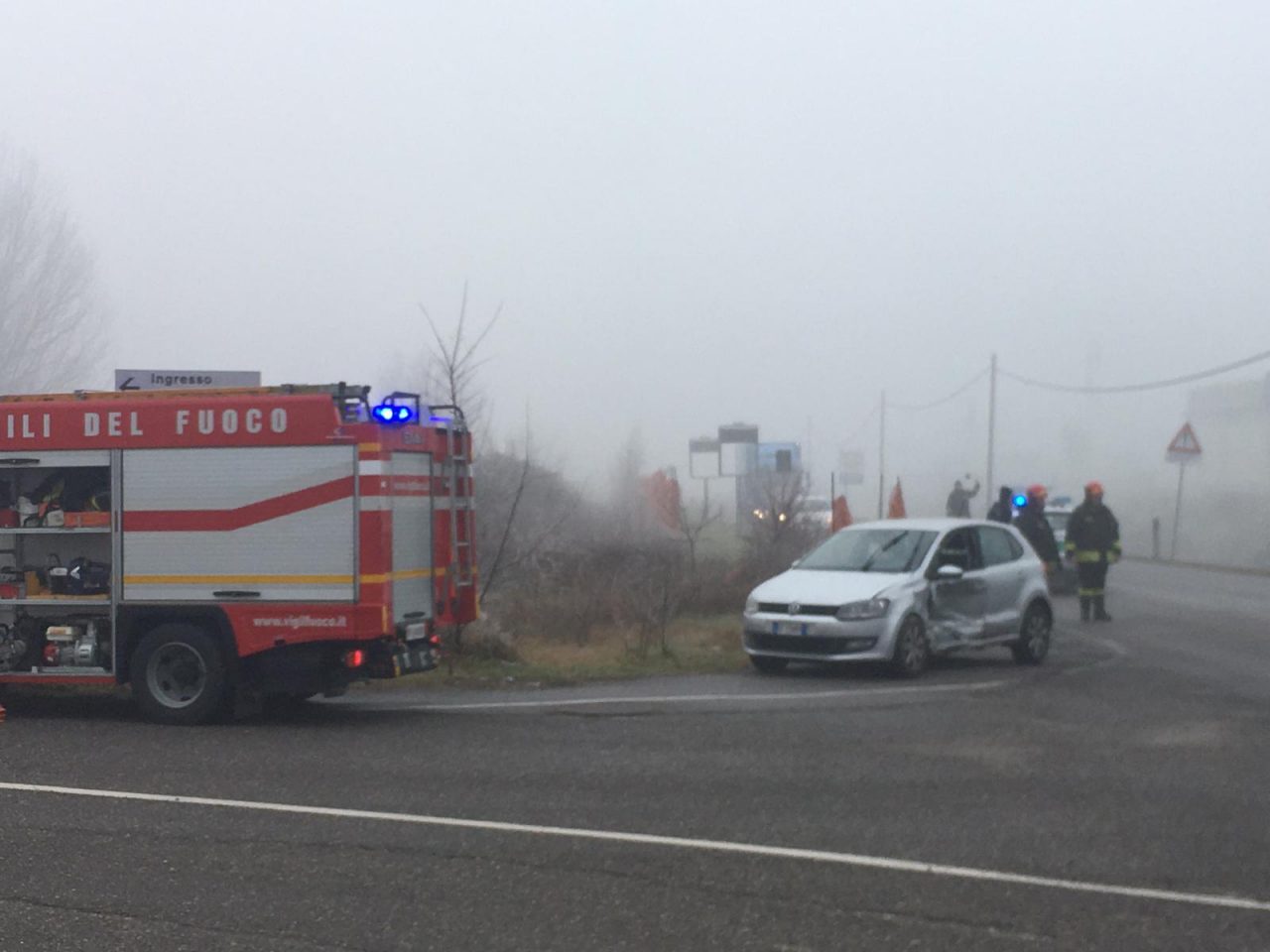Incidente stradale a Caravaggio