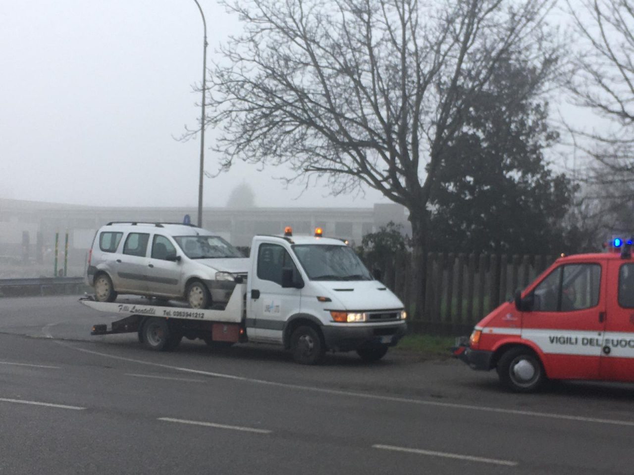 Incidente stradale a Caravaggio