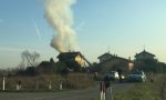 Casa in fiamme a Treviglio, sul posto i Vigili del fuoco FOTO