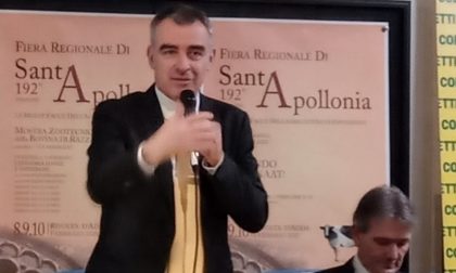 Andrea Giuliacci a Rivolta per la fiera di Sant'Apollonia lancia l'allarme sul clima