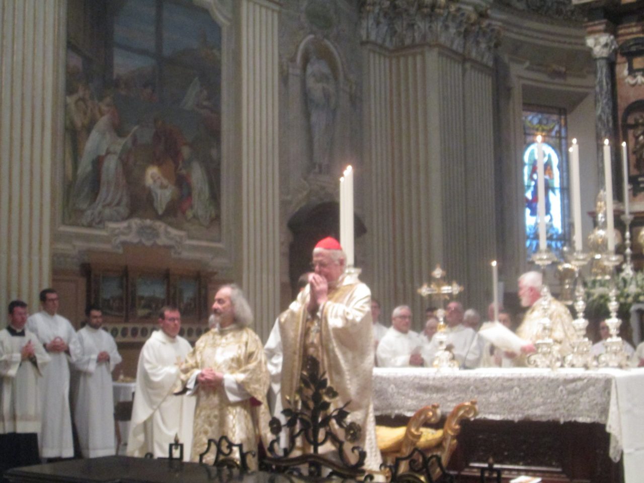 Il cardinale Scola a Treviglio per la riapertura del santuario FOTO