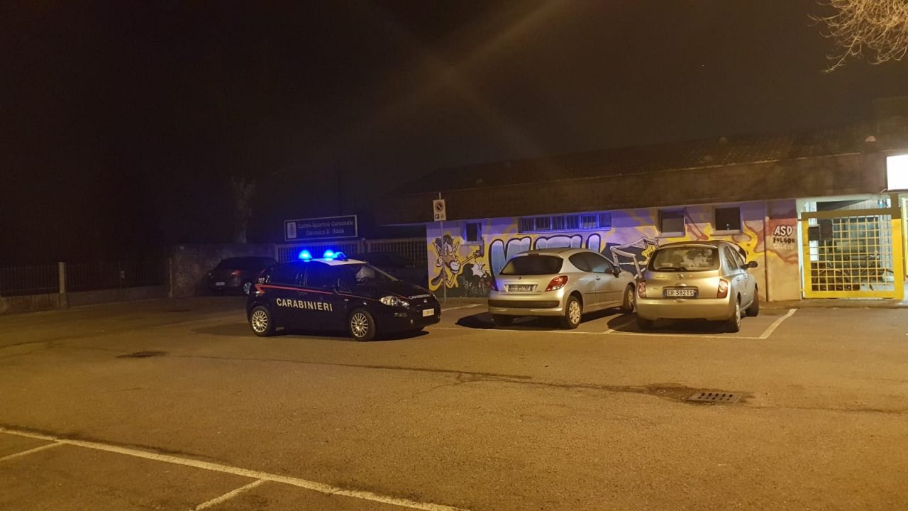 Giovane ubriaco alla bocciofila di Canonica, arrivano i carabinieri