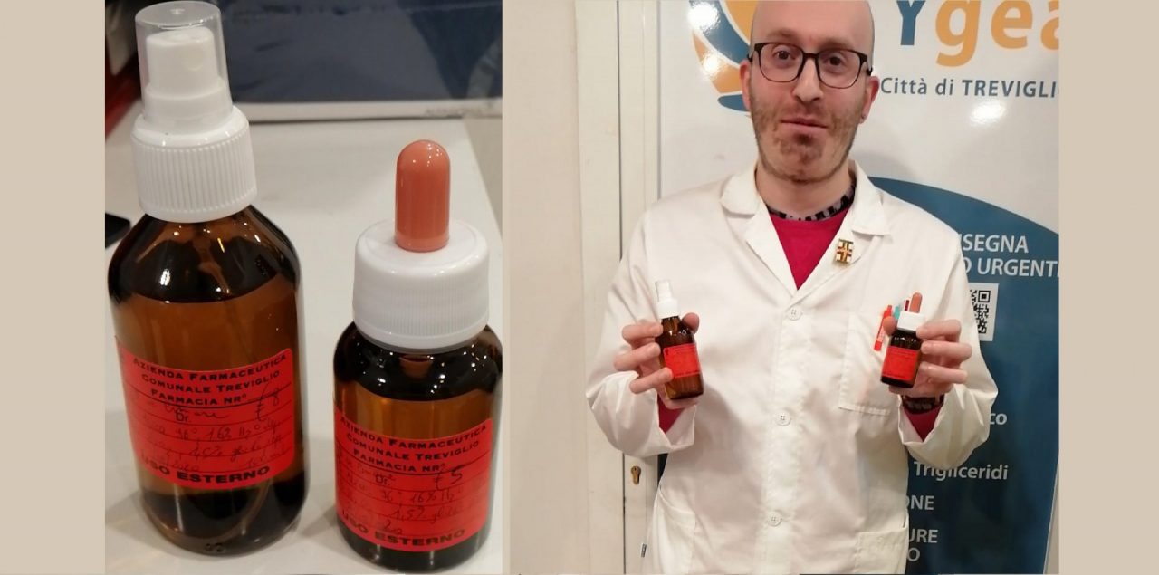Coronavirus, a Treviglio le farmacie comunali Ygea  producono disinfettante