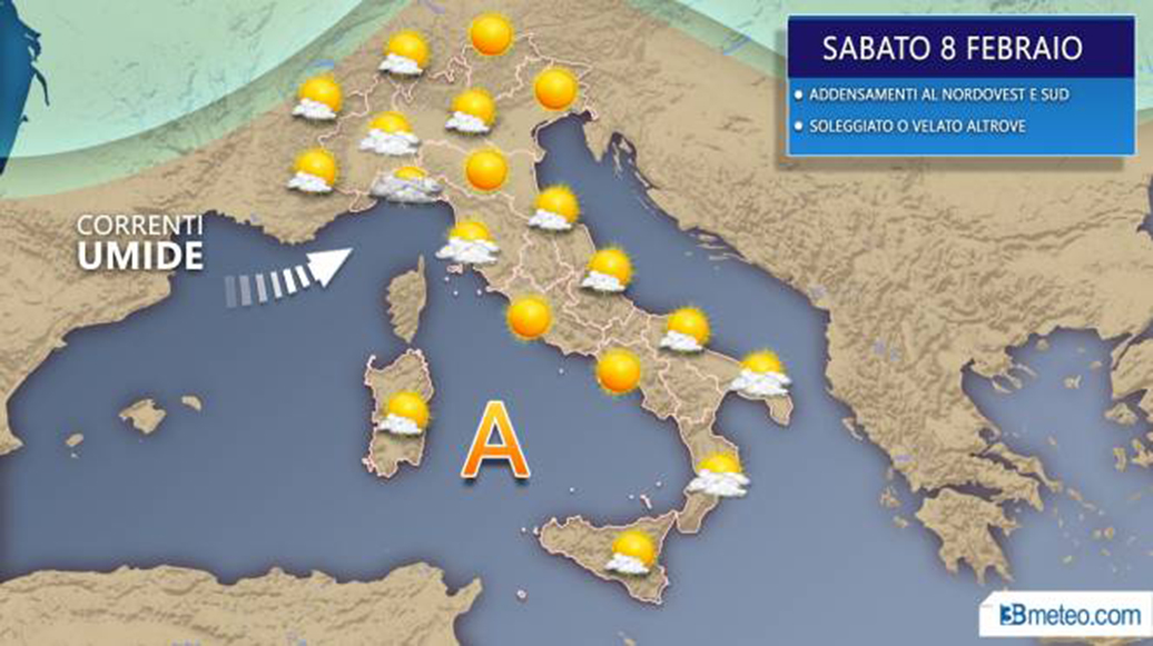 Weekend tra anticiclone e insidie atlantiche